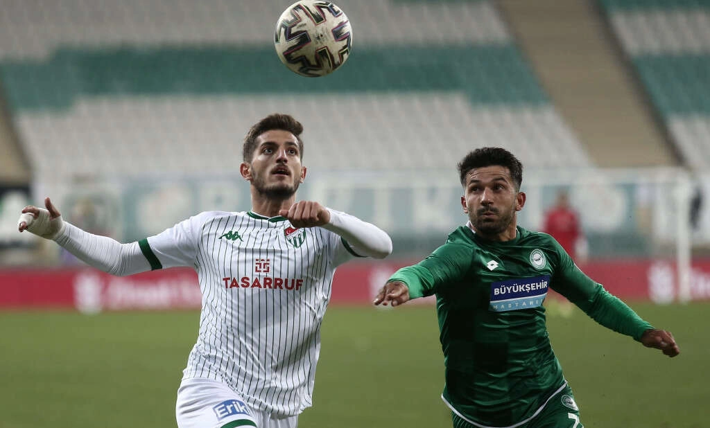 Bursaspor- Konyaspor maçından kareler