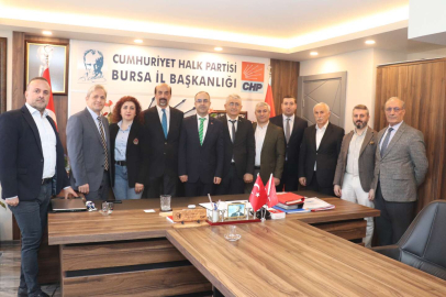 ARTKAFKON'dan CHP Bursa’ya nezaket ziyareti