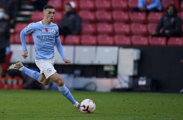 7) Phil Foden - 110 milyon euro (Manchester City)