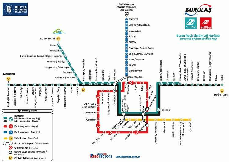 Bursa Metro Saatleri | BursaRay Saatler, Güzergahlar ve Durakları-Bursa Hayat Gazetesi-3