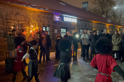 Turistik Doğu Ekspresi Sarıkamış’ta coşkuyla karşılandı