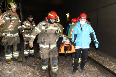 Bursa metrosunda nefes kesen tatbikat!