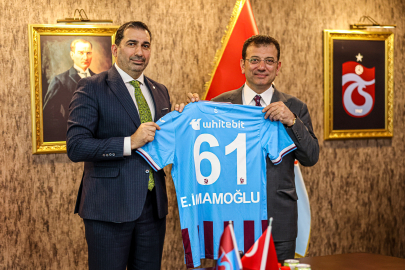 Ekrem İmamoğlu'ndan Trabzonspor'a ziyaret!