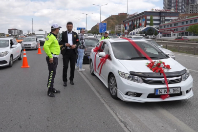 Ceza yazan polisi tehdit etti!