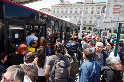 İtalya'da toplu taşıma çalışanları grevde