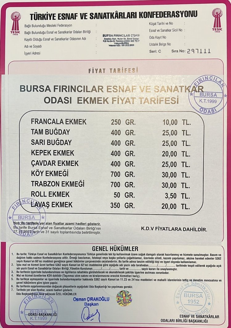 Bursa'da ekmeğe gizli zam! Fiyatı aynı, gramaj farklı - Bursa Hayat Gazetesi-2