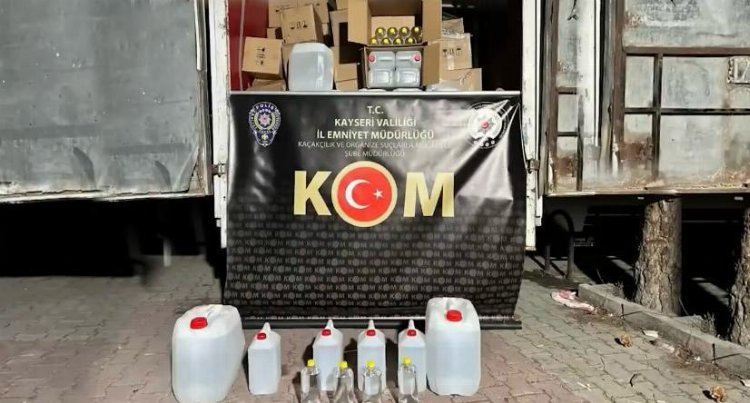 Kayseri'de binlerce litre kaçak etil alkol ele geçirildi - Bursa Hayat Gazetesi-2