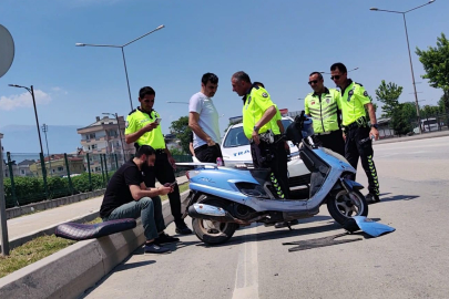 Bursa'da çalıntı motosikletle alkollü ve ehliyetsiz yakalandı