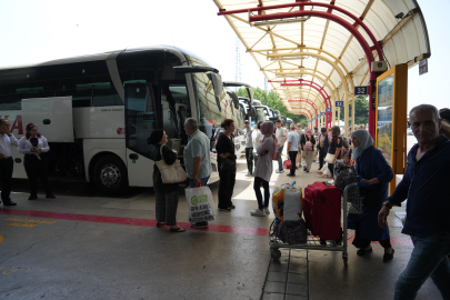 Bursa'da bayram öncesi terminalde yoğunluk başladı