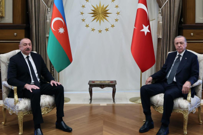 Cumhurbaşkanı Erdoğan, Azerbaycan Cumhurbaşkanı Aliyev ile görüştü