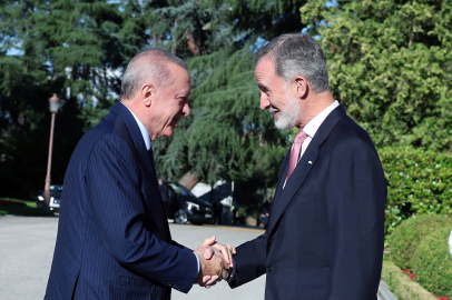 Cumhurbaşkanı Erdoğan, Madrid'de temaslarına başladı