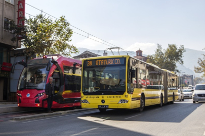 Bursa'da bayram boyunca ulaşım ücretsiz