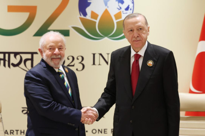 Cumhurbaşkanı Erdoğan, Brezilya Devlet Başkanı ile görüştü