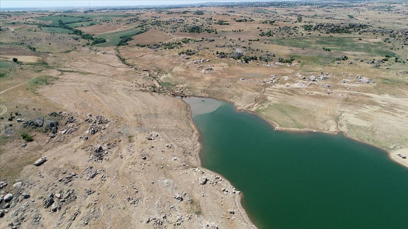 Kayalıköy Barajı'nın su seviyesi azaldı!  Bursa Hayat Gazetesi -2