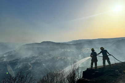 Çanakkale'de yangın! Assos Atik kenti ziyarete kapatıldı