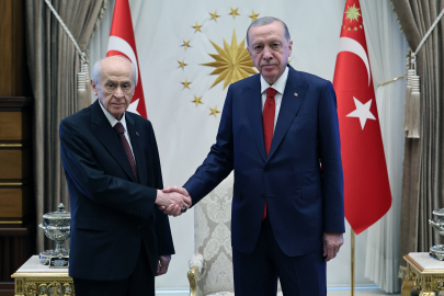 Cumhurbaşkanı Erdoğan MHP Genel Başkanı Bahçeli ile görüşüyor