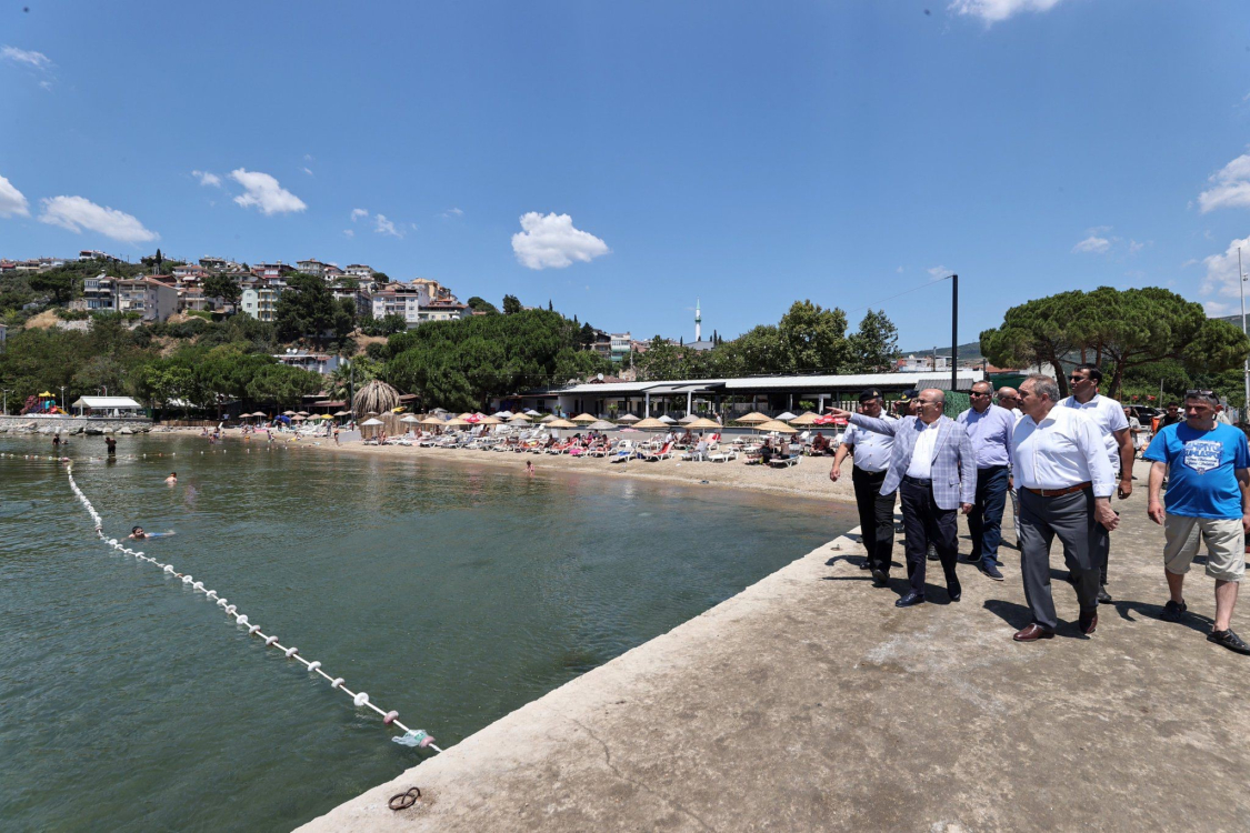 Bursa Valisi Demirtaş, sahilleri denetledi Bursa Hayat Gazetesi -3