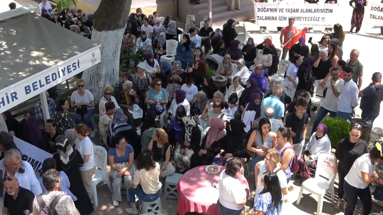 Bursa'da altın madenine karşı köylülerden protesto - Bursa Hayat Gazetesi-7