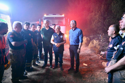 Bursa Büyükşehir'in tüm ekipleri yangınla mücadelede sahada