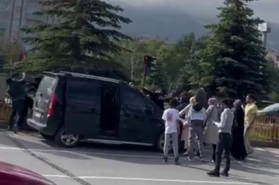 Erzurum’da yol verme tartışması kavgaya dönüştü!