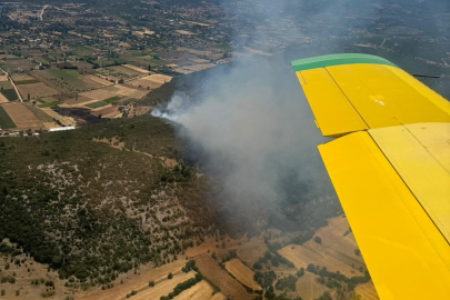Muğla Yerkesik'te yangın ormanlık alana sıçradı: Havadan ve karadan müdahale ediliyor!