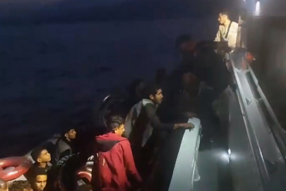Fethiye açıklarında 17 düzensiz göçmen yakalandı