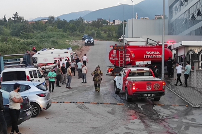 Bursa'da tekstil fabrikasında çıkan yangın panik yarattı!