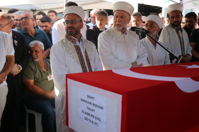 Pençe-Kilit şehidi Bahadır Rıdvan Talay son yolculuğuna uğurlandı