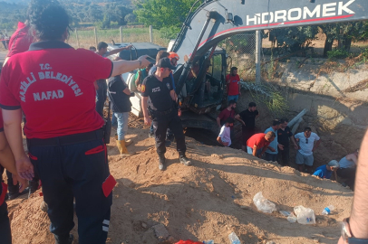 Aydın'da göçük altında 3 kişi yaşamını yitirdi