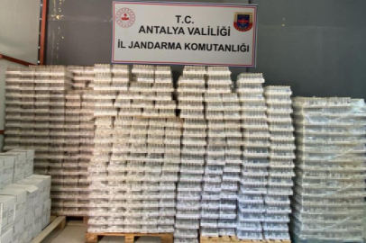 Baskında 800 litre bandrolsüz kaçak içki ele geçirildi!