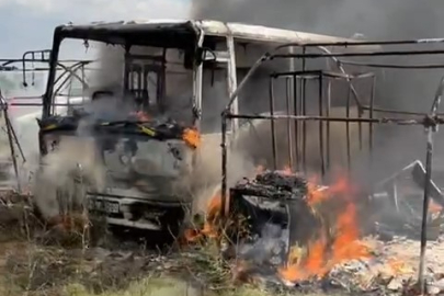 Bursa'da mevsimlik işçiler kalıyordu... Korkutan yangın!