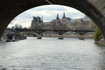 Paris Belediye Başkanı Sen Nehri'nde yüzdü!