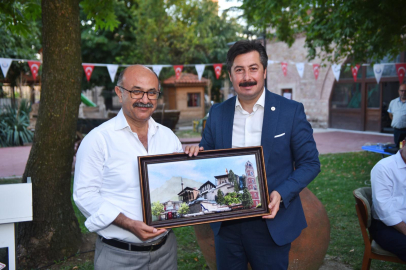 Kaymakam Mustafa Güney’e veda yemeği