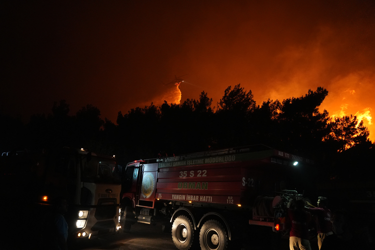 İzmir'de büyük orman yangını: Yerleşim yerleri tehdit altında mı? Bursa Hayat Gazetesi -3