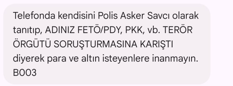 İçişleri Bakanlığı herkese mesaj gönderdi! 'İnanmayın' -Bursa Hayat Gazetesi-2