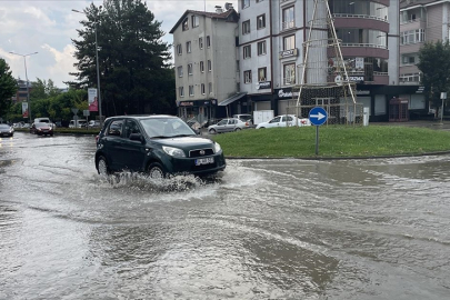 Bolu sağanak hayatı olumsuz etkiledi