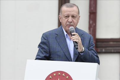 Cumhurbaşkanı Erdoğan Rize'de vatandaşlara seslendi