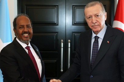 Cumhurbaşkanı Erdoğan, Somali Cumhurbaşkanı ile görüştü