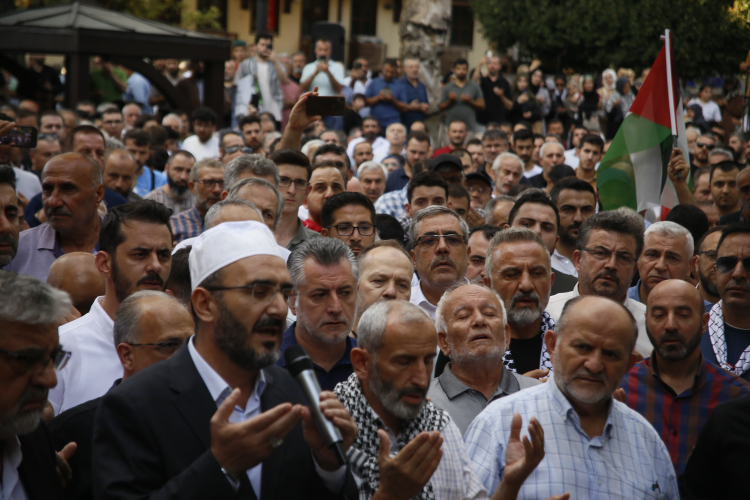 Bursa'da Haniye için basın açıklaması yapıldı!-Bursa Hayat Gazetesi-3