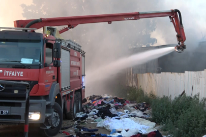 Bursa’da fabrika yangını: Müdahale devam ediyor!