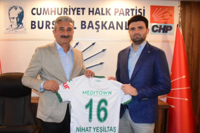 Bursaspor CHP Bursa İl Başkanlığını ziyaret etti