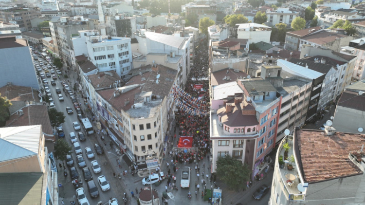 Kocaeliler Heniyye ve Filistin için meydana çıktı! Bursa Hayat Gazetesi -2