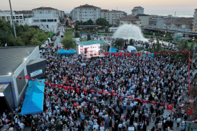 Kocaeliler Heniyye ve Filistin için meydana çıktı!