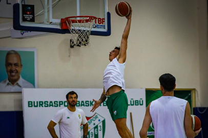 Bursaspor Basketbol antrenmanlarına devam etti