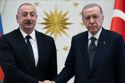 Cumhurbaşkanı Erdoğan, Aliyev ile görüştü!