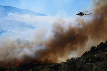 TSK helikopterleri ormanlar için seferber oldu