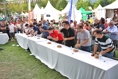 Bursa'da bu festivalde en çok yiyen kazandı!