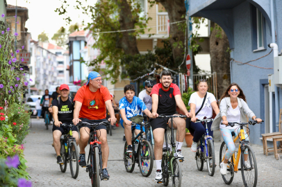 Bursa'da sağlıklı yaşam için pedal çevrildi!