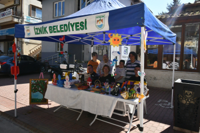 İznik Panayırı'nda engelsiz ellerden renkli dokunuşlar