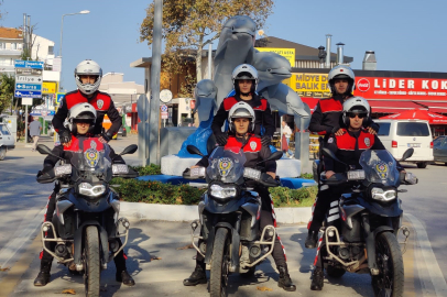 Bursa'da Motosikletli Polis Timleri denetimde